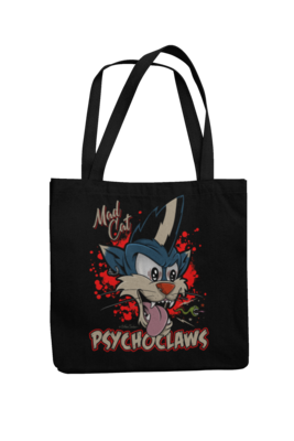 Cotton Bag Psycho Claws design by NANO BARBERO