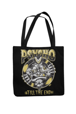 Cotton Bag Psycho till the end design by OLAFH ACE