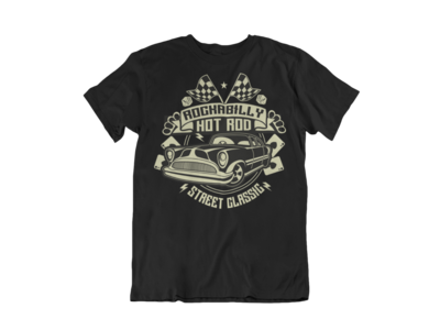 ROCKABILLY HOT ROD T-SHIRT FOR MEN