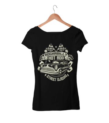 ROCKABILLY HOT ROD T-SHIRT FOR WOMEN