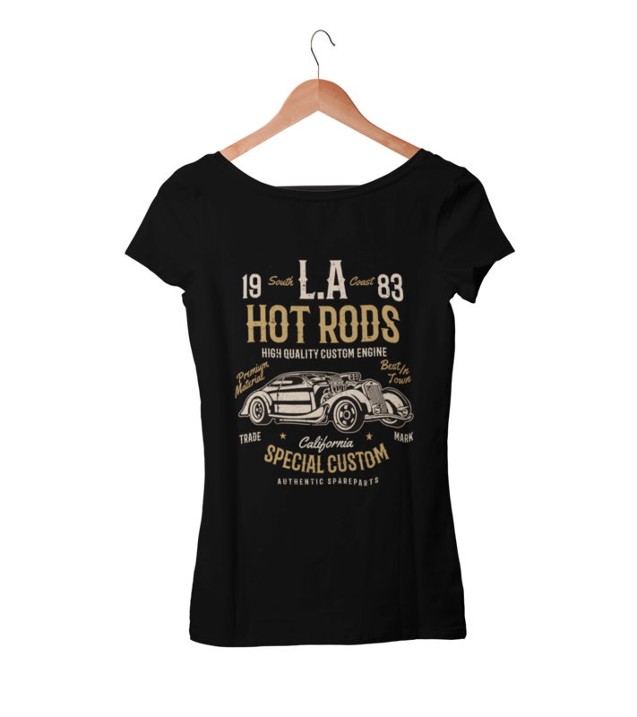 L.A HOT RODS T-SHIRT FOR WOMEN