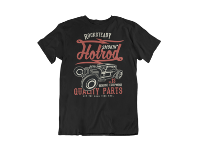 SMOOKIN HOT ROD T-SHIRT FOR MEN