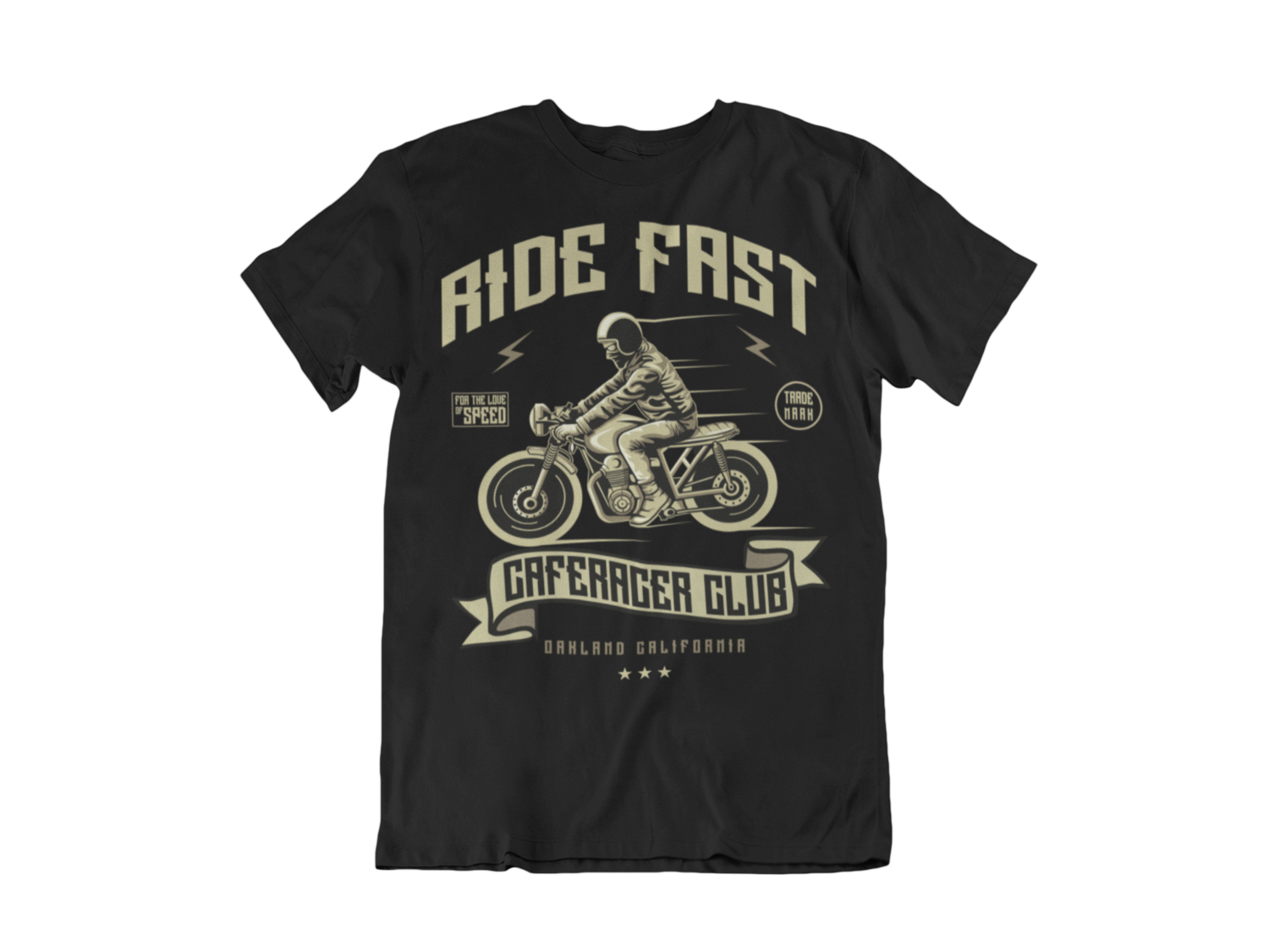 SPEED OF CAFE RACER T-SHIRT FOR MEN, Size: Small
