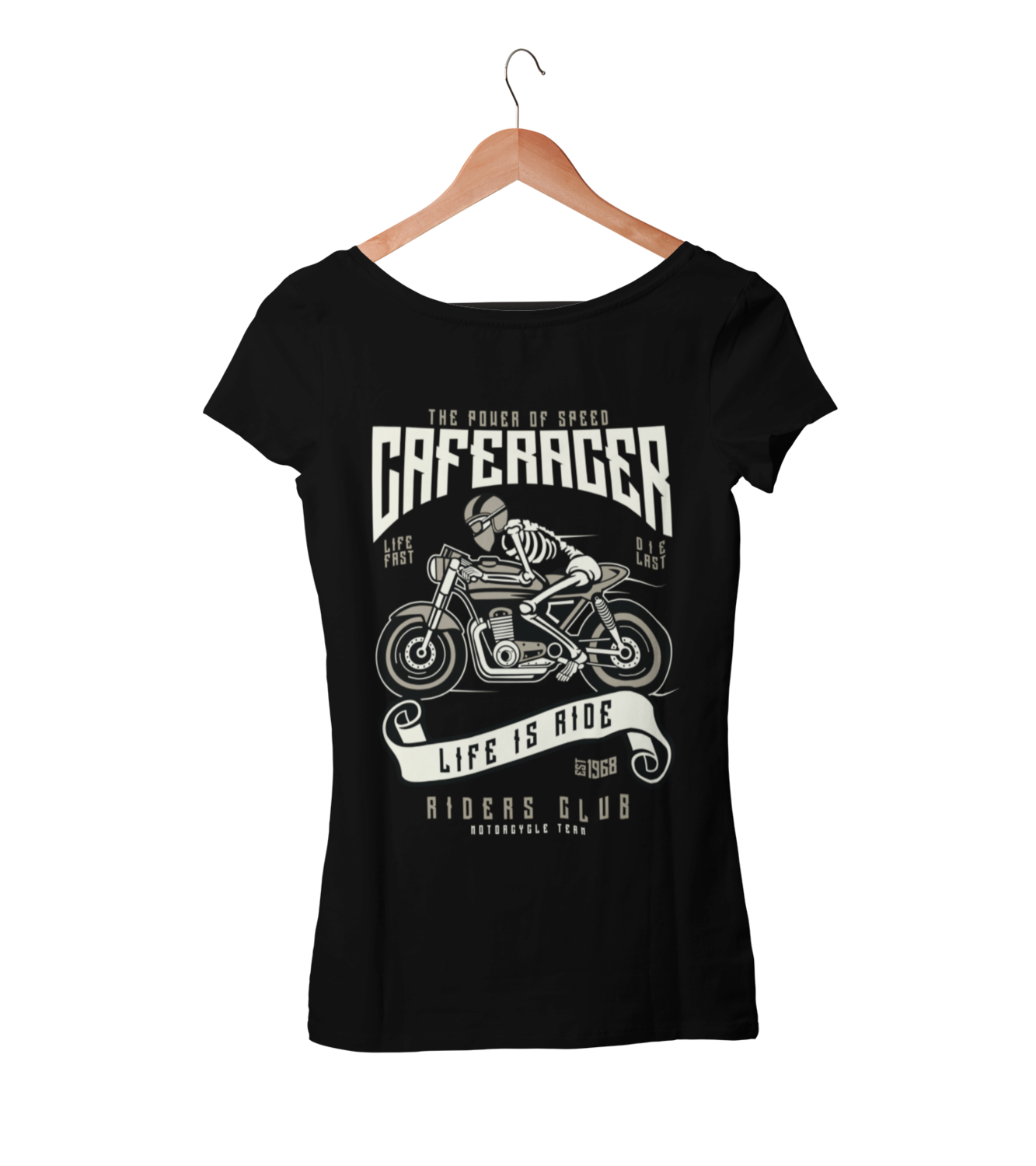 SPEED OF CAFE RACER T-SHIRT FOR WOMEN