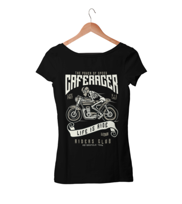 SPEED OF CAFE RACER T-SHIRT FOR WOMEN