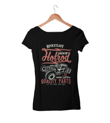 SMOOKIN HOT ROD T-SHIRT FOR WOMEN