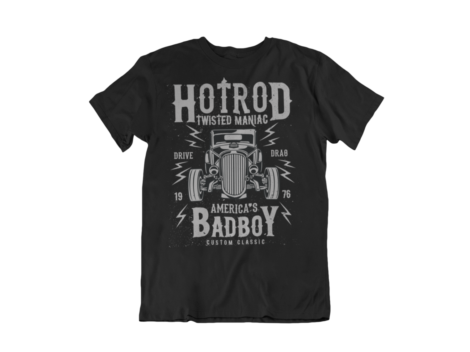 TWISTED HOT ROD T-SHIRT FOR MEN, Size: Small