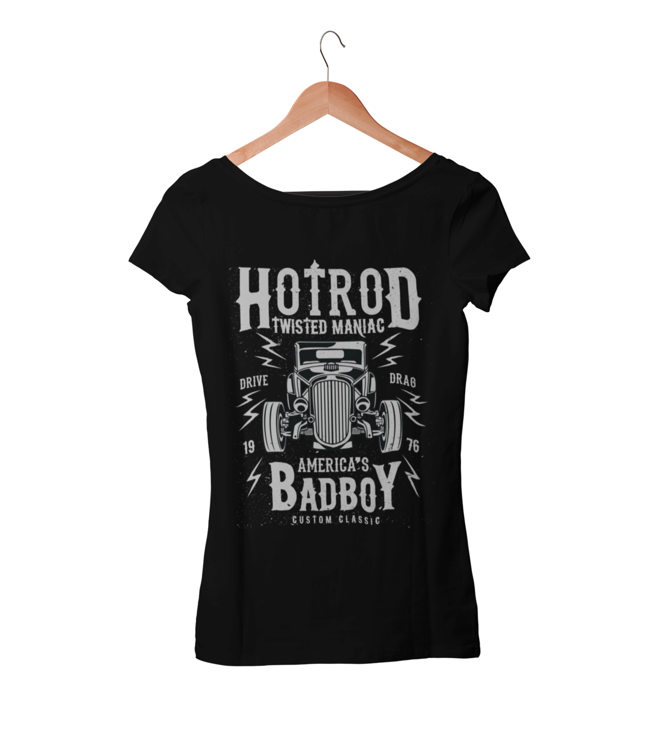 TWISTED HOT ROD T-SHIRT FOR WOMEN