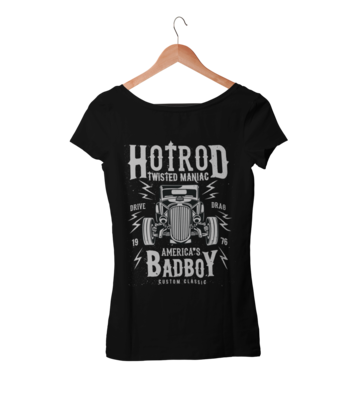 TWISTED HOT ROD T-SHIRT FOR WOMEN