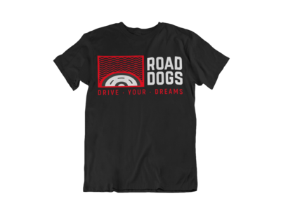 ROAD DOGS &quot;Drive your dreams&quot; tshirt for MEN