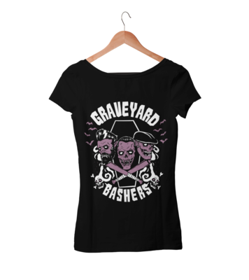 GRAVEYARD BASHERS tshirt for WOMEN