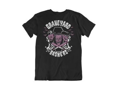 GRAVEYARD BASHERS  tshirt for MEN