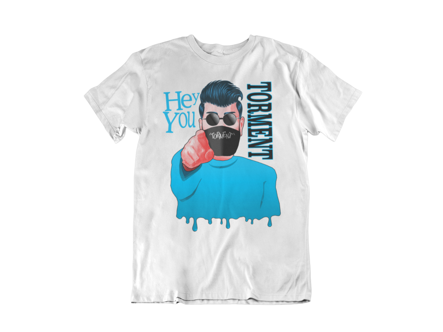 TORMENT &quot;Hey you - Mask&quot;  tshirt for MEN