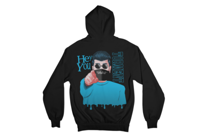 TORMENT  &quot;HEY YOU - MASK&quot; HOODIE ZIP for MEN