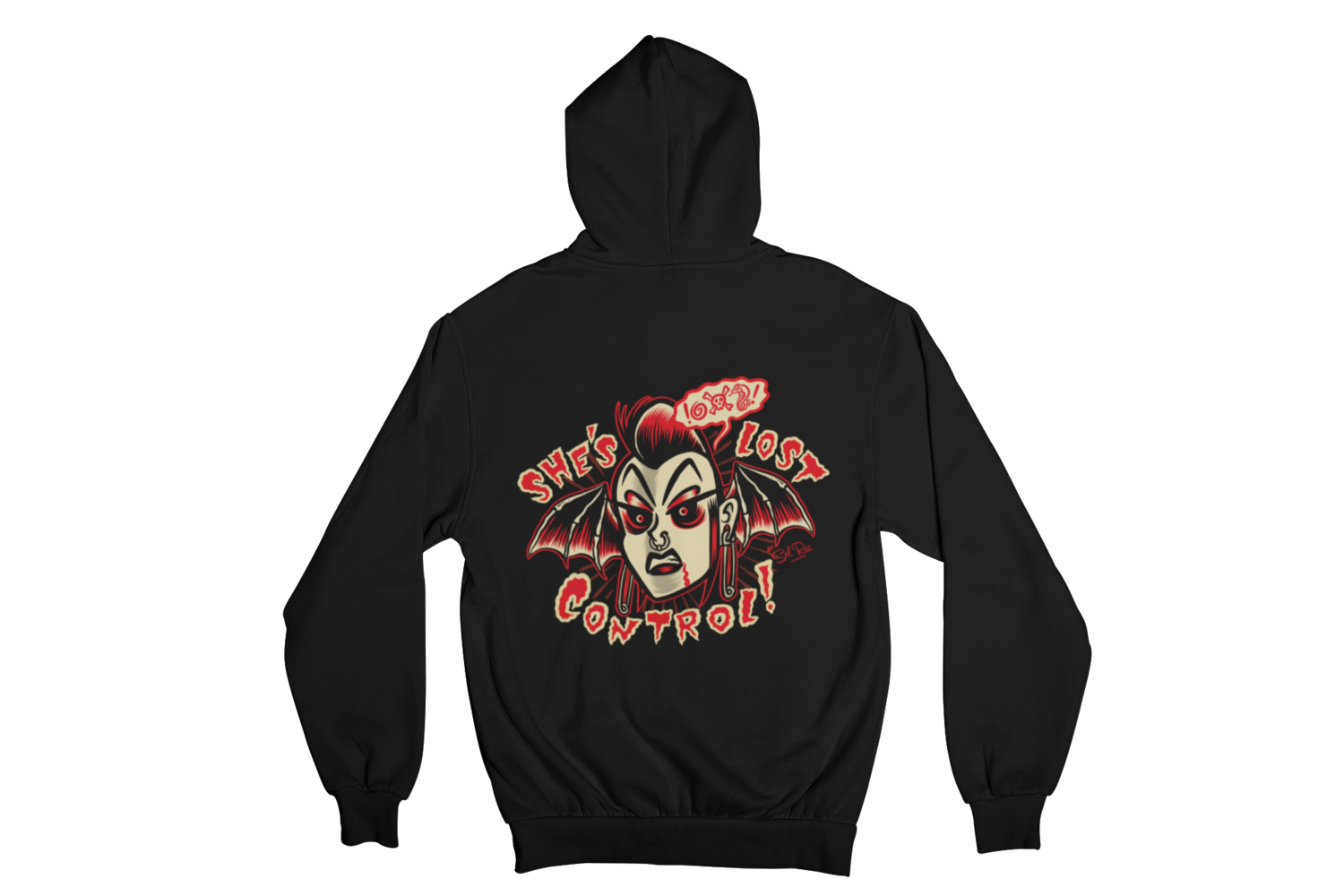 SHE´S LOST CONTROL HOODIE ZIP for WOMEN by SOL RAC
