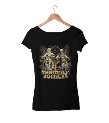 ANGEL WINGS T-SHIRT WOMAN by Ger &quot;Dutch Courage&quot; Peters artwork