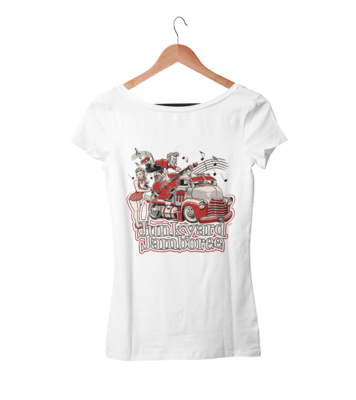 JUNKYARD JAMBOREE ROCKABELLA T-SHIRT WOMAN by Ger &quot;Dutch Courage&quot; Peters artwork