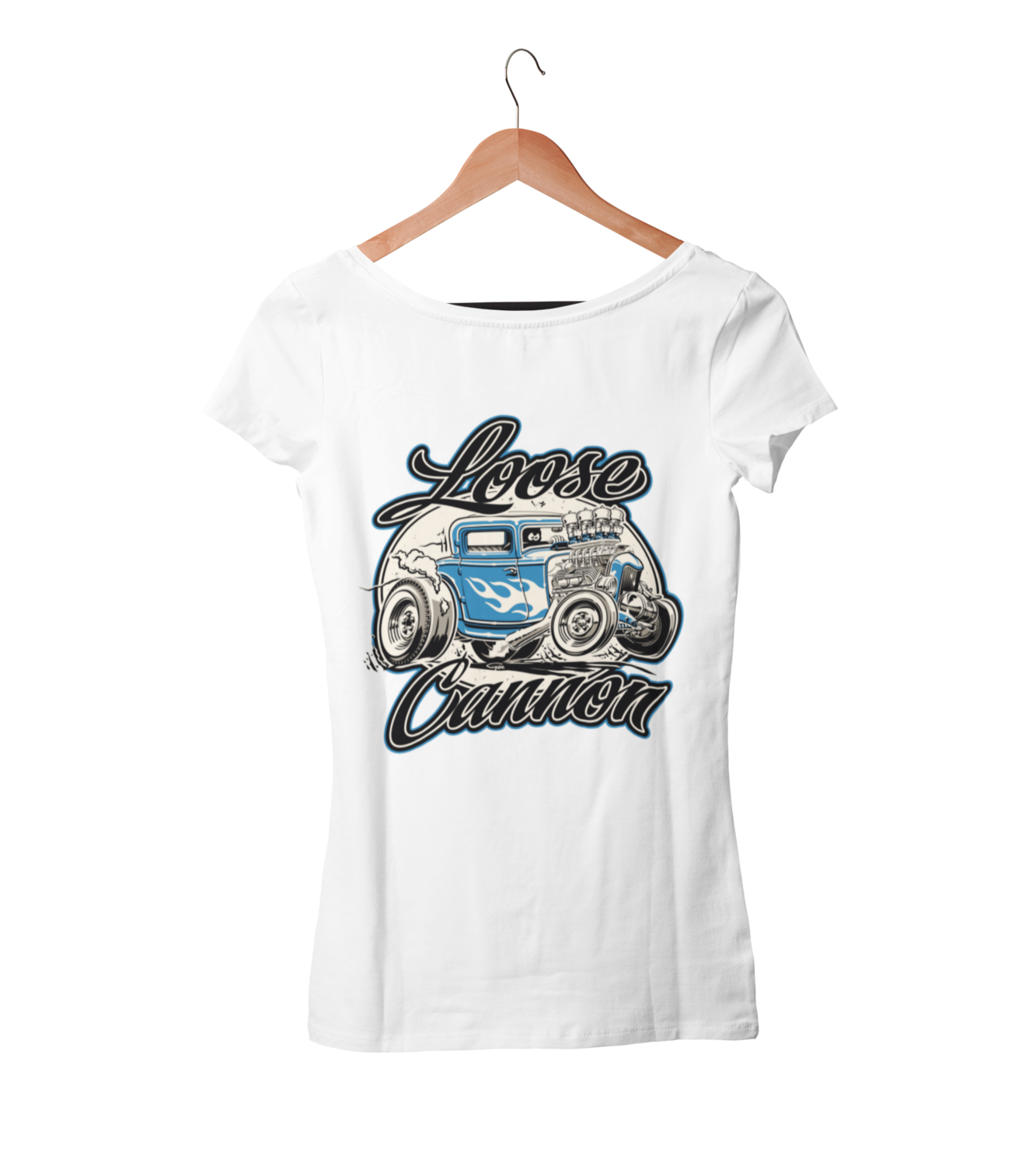 LOOSE CANNON T-SHIRT WOMAN by Ger "Dutch Courage" Peters artwork