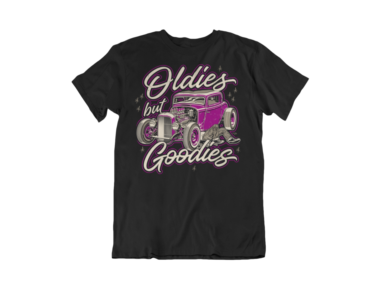 OLDIES BUT GOODIES T-SHIRT MAN BY Ger "Dutch Courage" Peters artwork