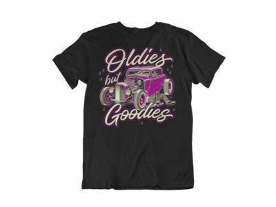 OLDIES BUT GOODIES T-SHIRT MAN BY Ger &quot;Dutch Courage&quot; Peters artwork