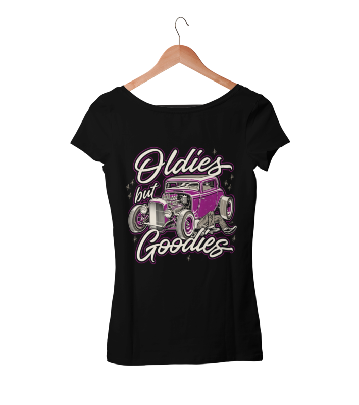 OLDIES BUT GOODIES T-SHIRT WOMAN by Ger "Dutch Courage" Peters artwork