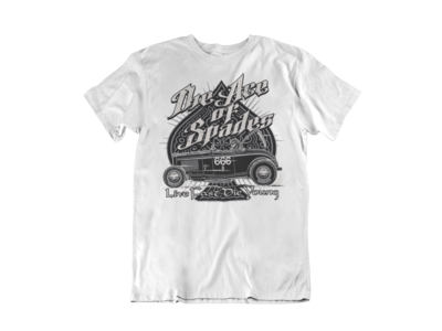 THE ACE OF SPADES T-SHIRT MAN BY Ger &quot;Dutch Courage&quot; Peters artwork