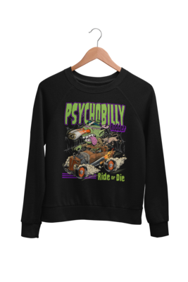PSYCHOBILLY RODDER SWEATSHIRT UNISEX BY NANO BARBERO