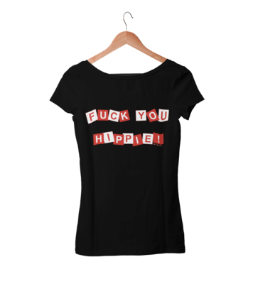 FUCK YOU HIPPIE T-SHIRT WOMAN