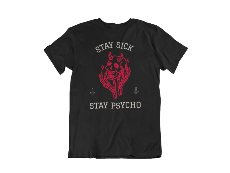 STAY SICK STAY PSYCHO T-SHIRT MAN