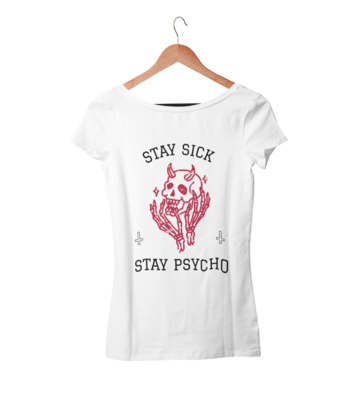 STAY SICK STAY PSYCHO T-SHIRT WOMAN