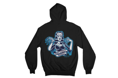 SCRATCH MY BACK HOODIE ZIP for WOMEN by SOL RAC
