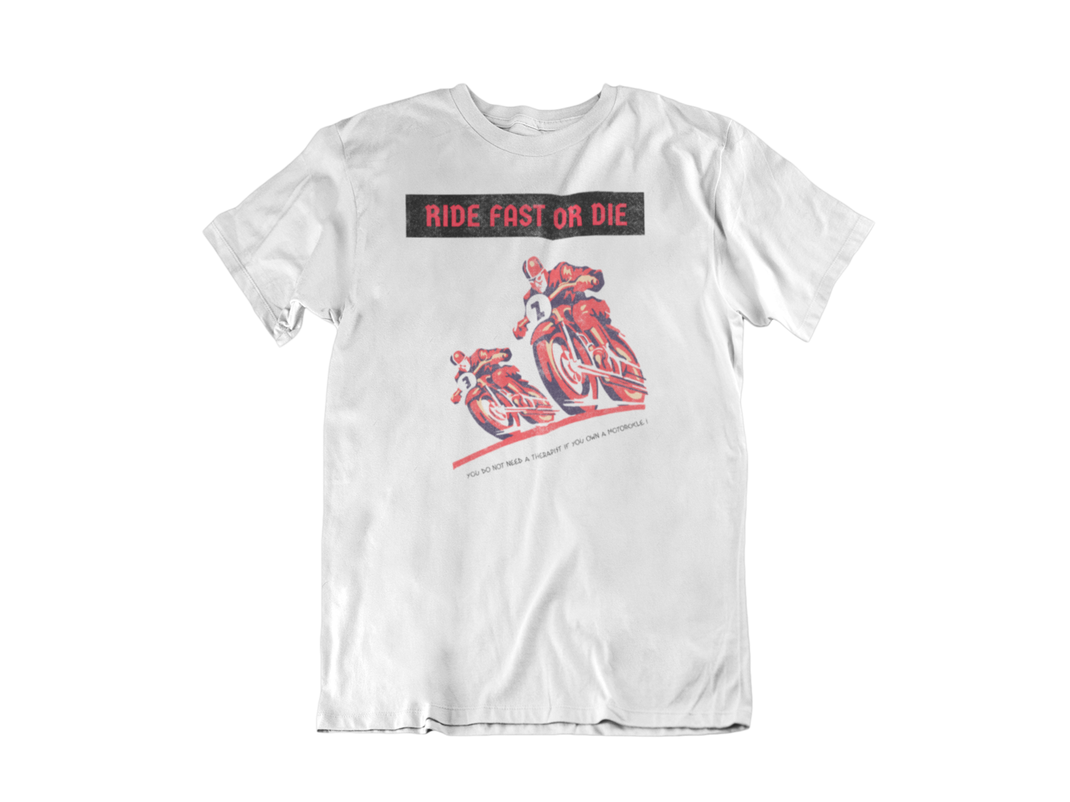RIDE FAST OR DIE T-SHIRT FOR MEN, Size: Small
