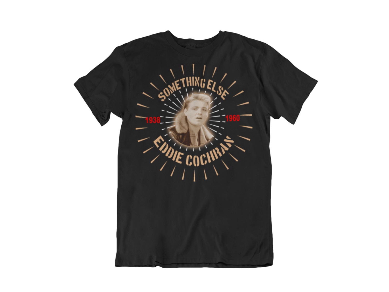 EDDIE COCHRAN T-SHIRT FOR MEN, Size: Small