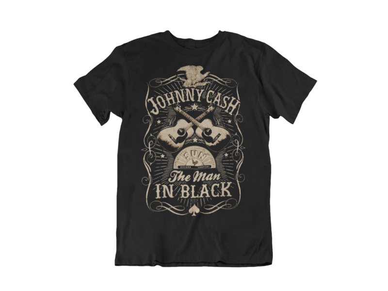 JOHNNY CASH MAN IN BLACK