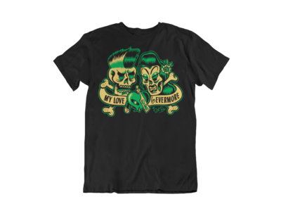 HILLBILLY MOON EXPLOSION &quot;My love for evermore&quot; tshirt for MEN by Solrac