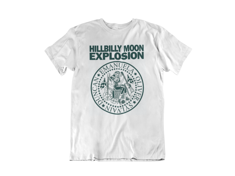 HILLBILLY MOON EXPLOSION "Ramones Explosion" tshirt for MEN by Solrac