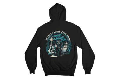 HILLBILLY MOON EXPLOSION &quot;Night of the living ted&quot; HOODIE ZIP for WOMEN