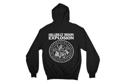 HILLBILLY MOON EXPLOSION &quot;Ramones Explosion&quot; HOODIE ZIP for MEN