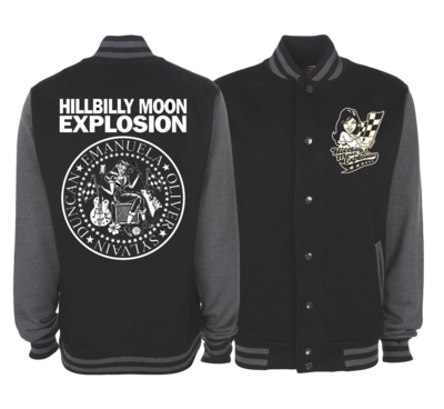 HILLBILLY MOON EXPLOSION &quot;Ramones Explosion&quot; VARSITY JACKET UNISEX