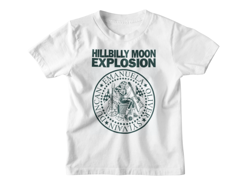 HILLBILLY MOON EXPLOSION "Ramones Explosion" T-SHIRT KIDS