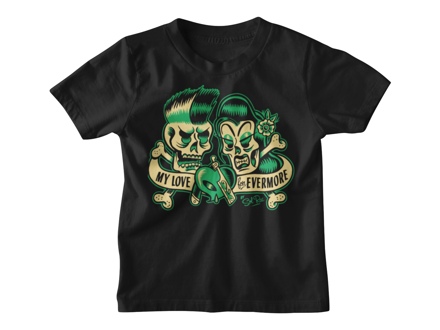 HILLBILLY MOON EXPLOSION &quot;My love for evermore&quot; T-SHIRT KIDS