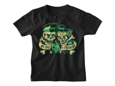 HILLBILLY MOON EXPLOSION &quot;My love for evermore&quot; T-SHIRT KIDS