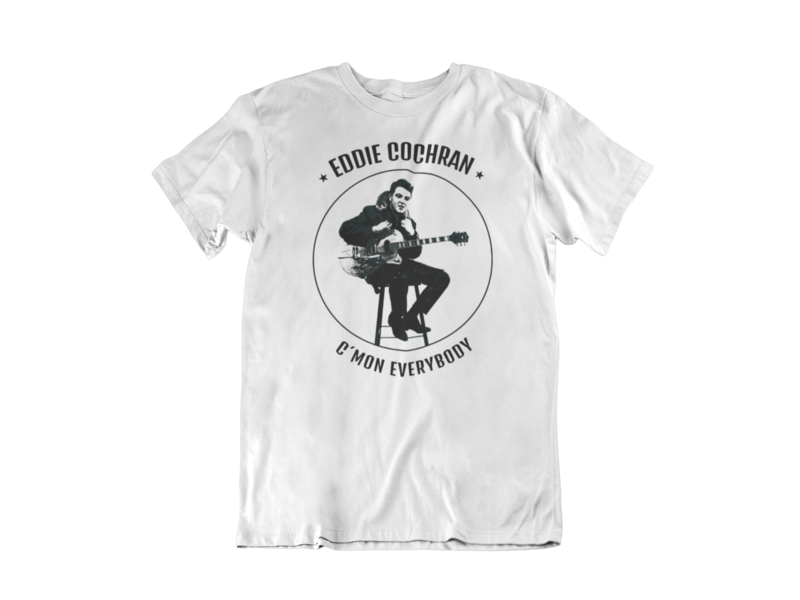 EDDIE COCHRAN "C´mon Everybody" T-SHIRT FOR MEN