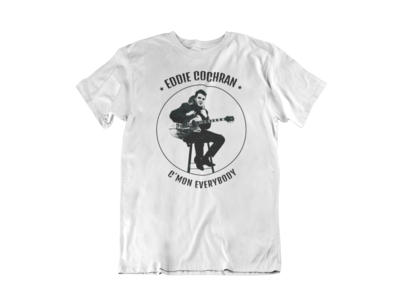EDDIE COCHRAN &quot;C´mon Everybody&quot; T-SHIRT FOR MEN