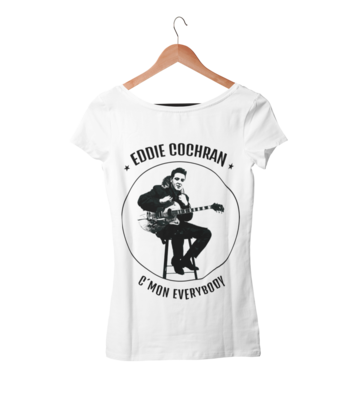 EDDIE COCHRAN &quot;C´mon Everybody&quot; T-SHIRT WOMAN