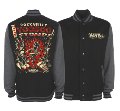 ROCKABILLY STOMP VARSITY JACKET Unisex by VINCE RAY