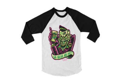PSYCHO - JOKER BASEBALL LONG SLEEVE By SOL RAC