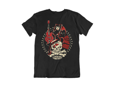 ROCK AND ROLL VOODOO T-SHIRT MAN by VINCE RAY