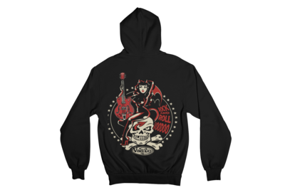 ROCK AND ROLL VOODOO HOODIE ZIP for WOMEN by VINCE RAY