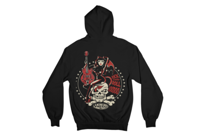 ROCK AND ROLL VOODOO HOODIE ZIP for MEN by VINCE RAY